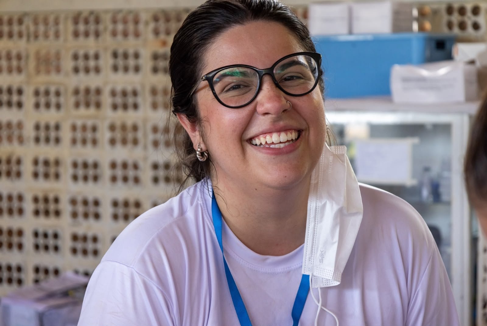 Dra. Mariana Hernandez durante o projeto Barco da Saúde